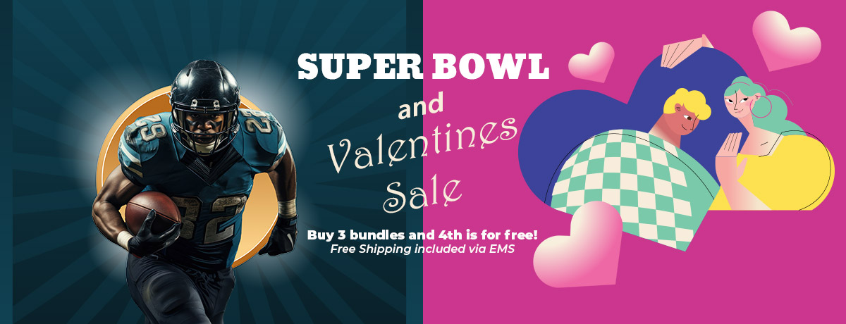 Super Bowl and Valentines Sale